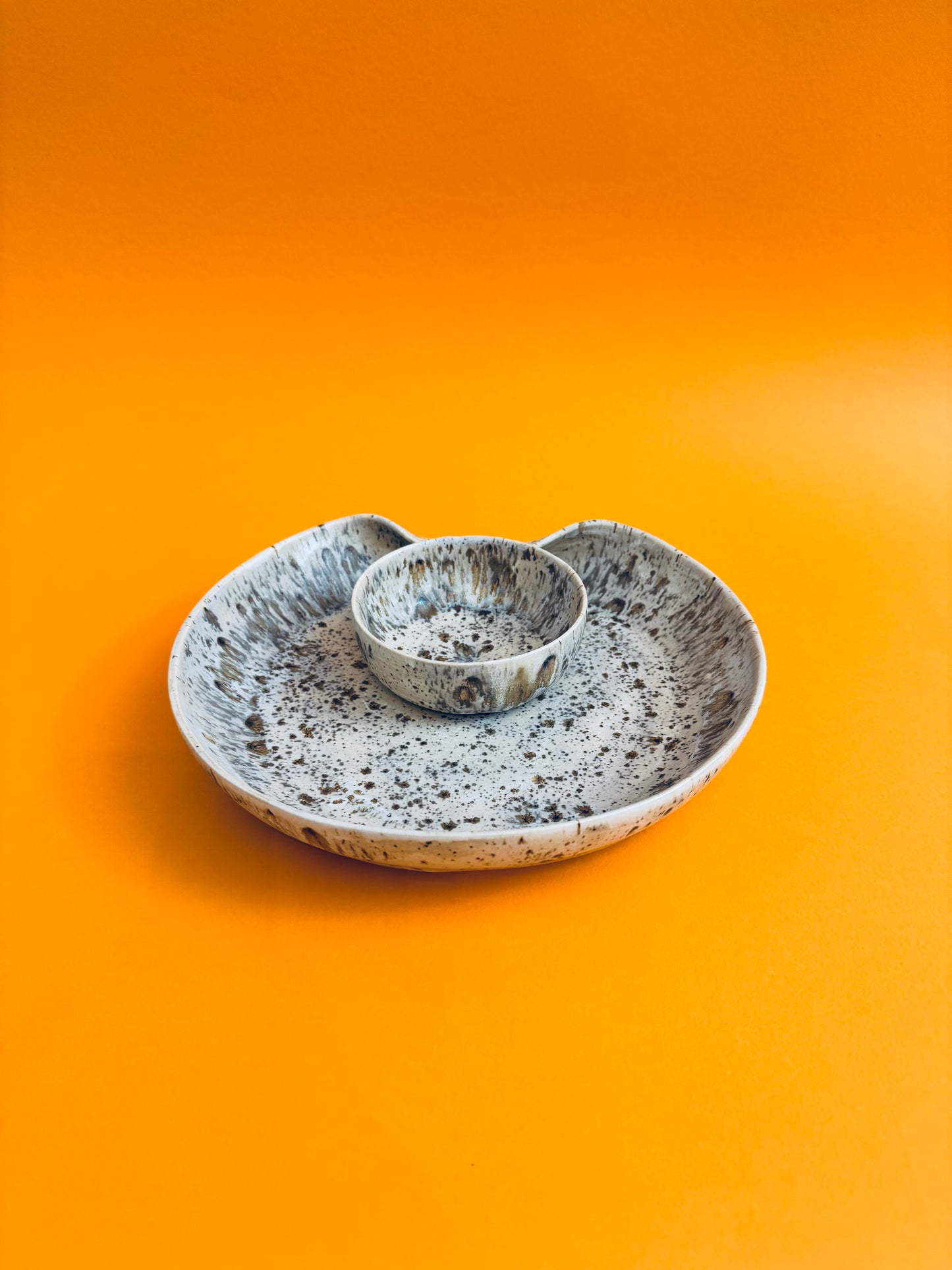 Duży talerz przepiórczy