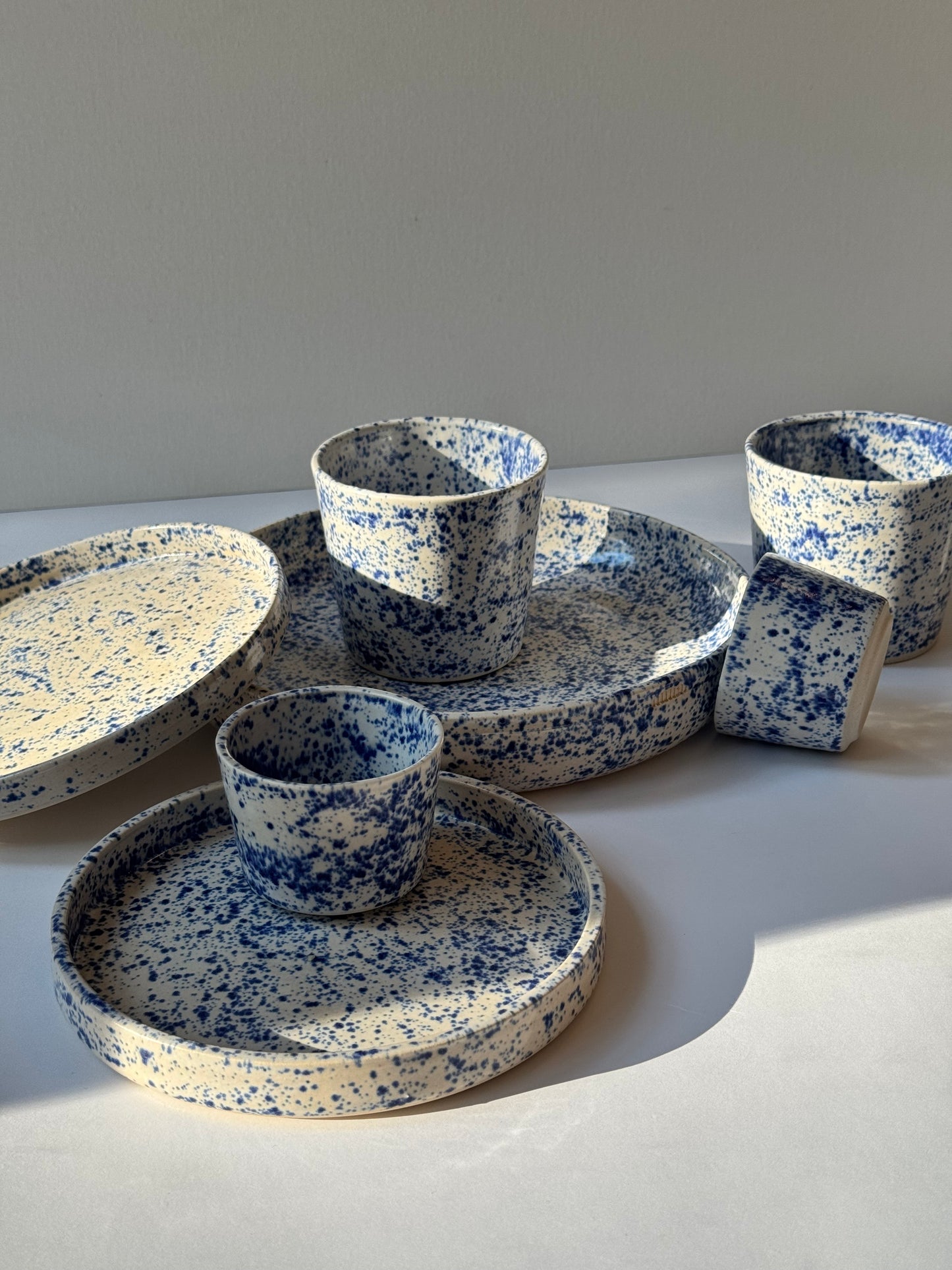 Błękitny Piegus Talerz