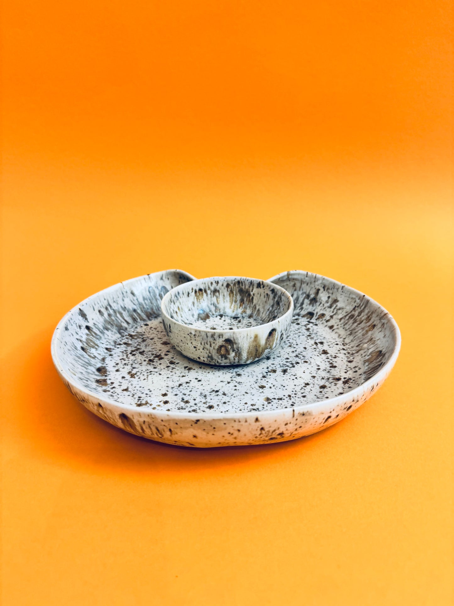 Duży talerz przepiórczy