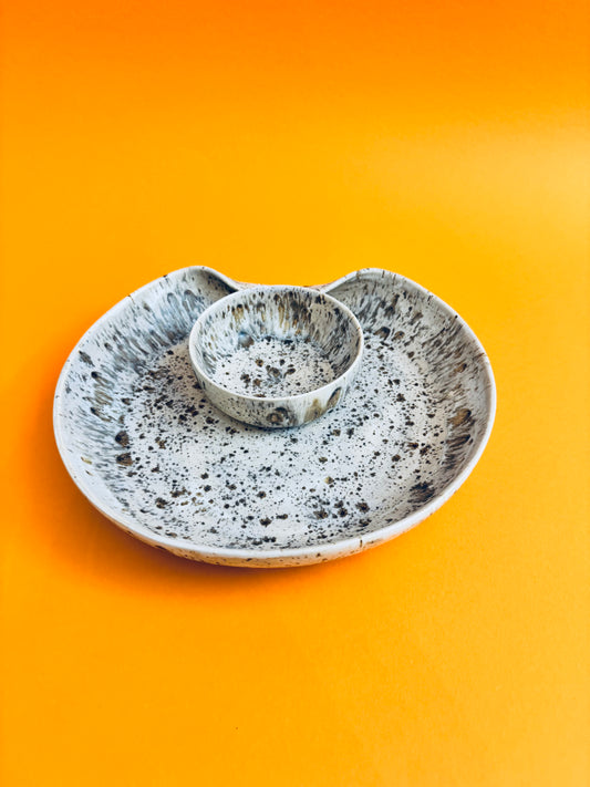 Duży talerz przepiórczy