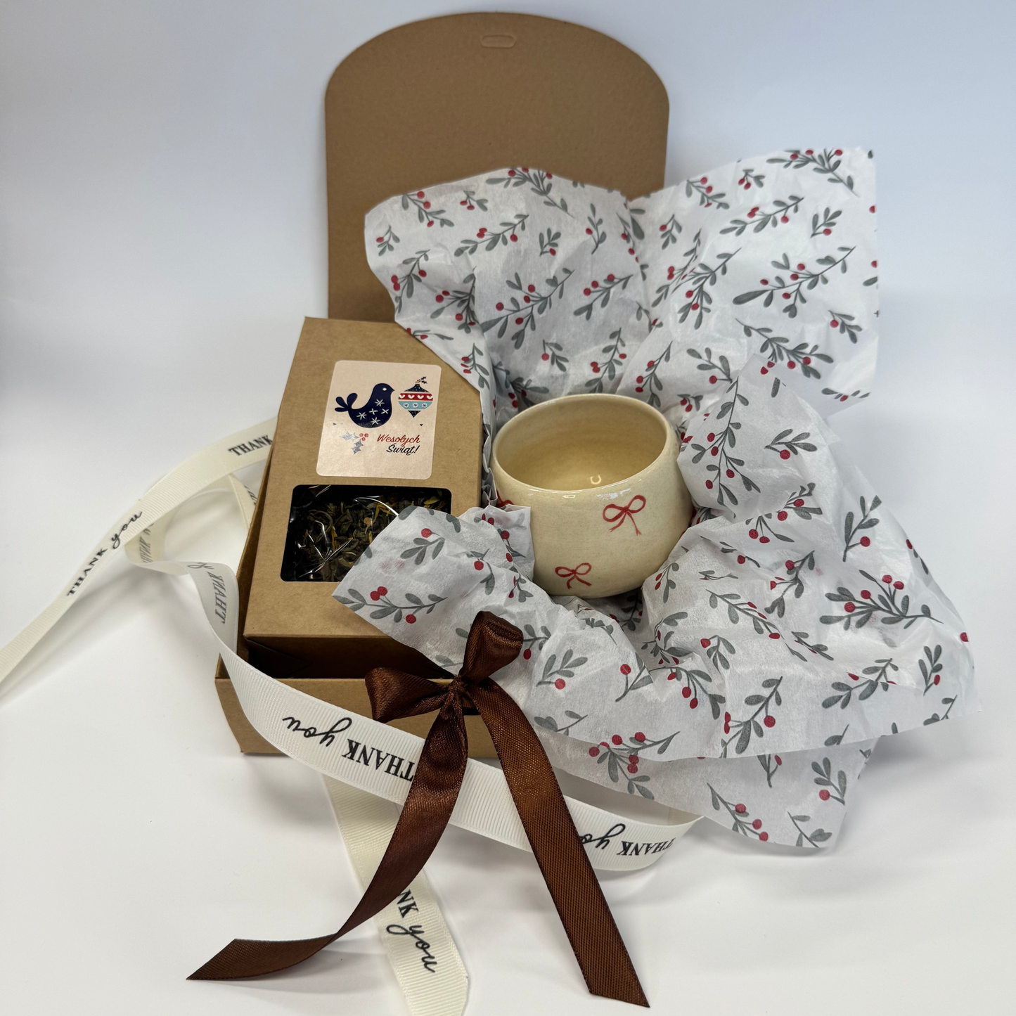 Zestaw prezentowy z świątecznym kubkiem
