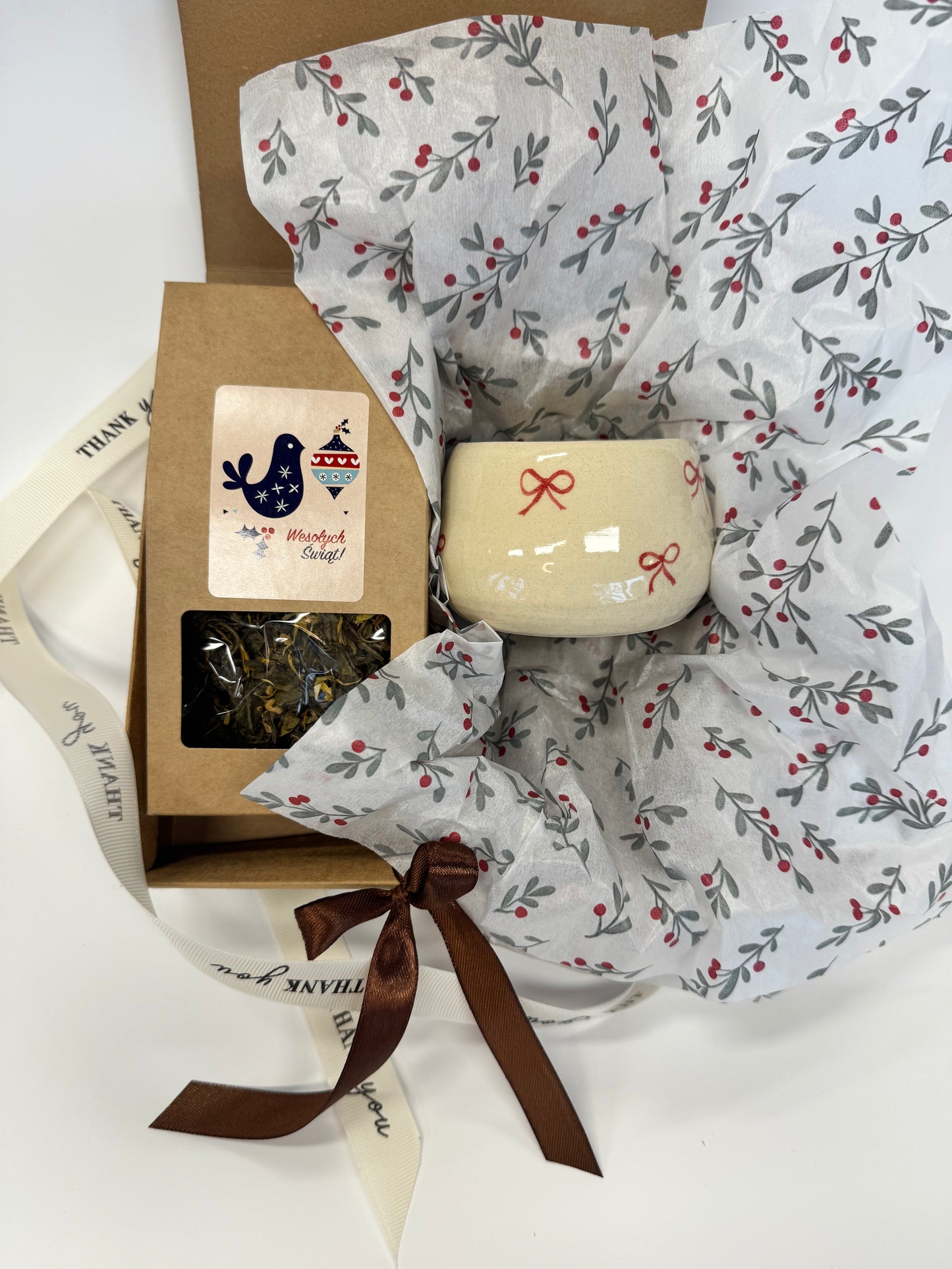 Zestaw prezentowy z świątecznym kubkiem