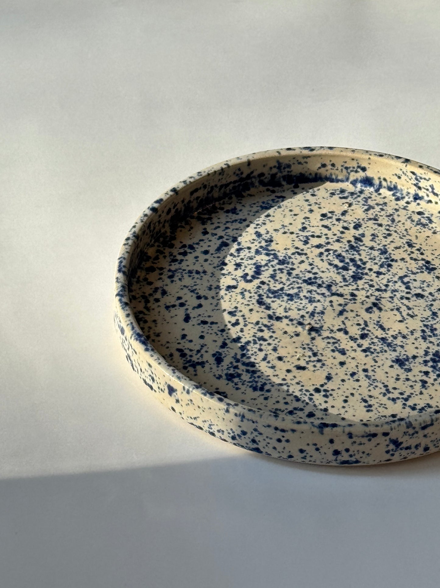 Błękitny Piegus Talerz